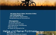 Fortmeiers Fahrradverleih - Flyer
