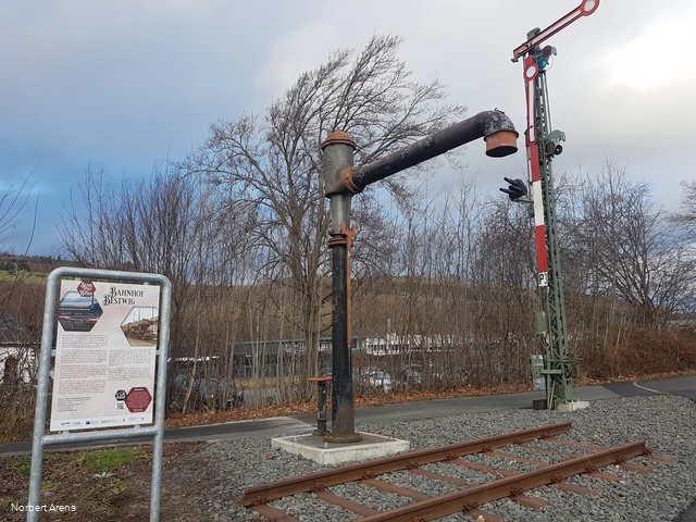 Bahn-Wasserkran und Signal Denkmal